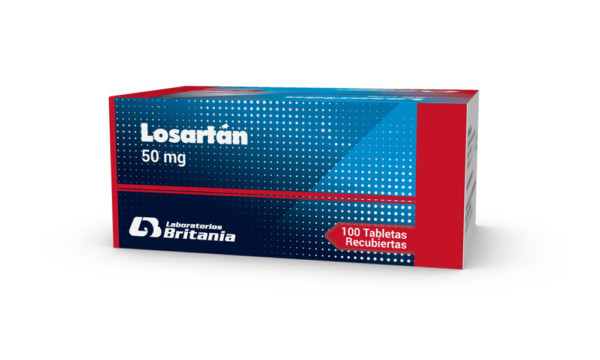 Losartan 50 mg caja
