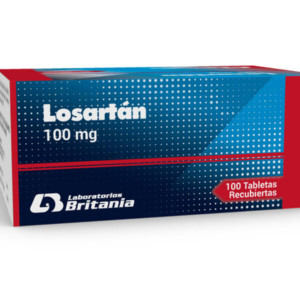 Losartan 100 mg caja